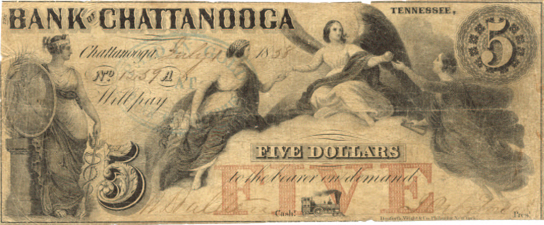 Bk Chattanooga $5 G-92.1